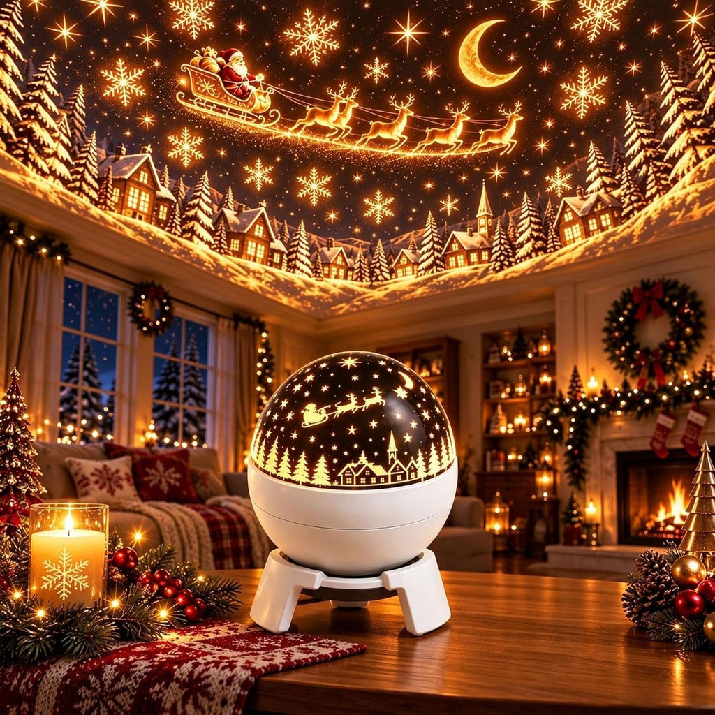 Magical Christmas Projection Night Light