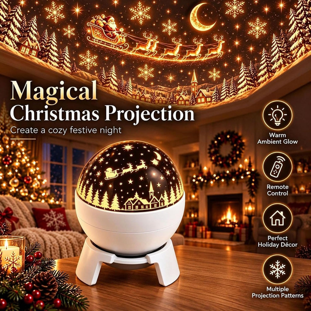 Magical Christmas Projection Night Light