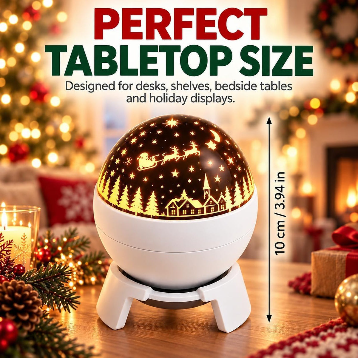 Magical Christmas Projection Night Light